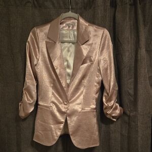 Charlotte Russe Shimmering Pink Blazer